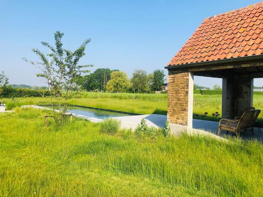 Schuurloft Hof Ten Bogaerde Met Biozwembad, Veldzicht & Uilennest Jabbeke  Exterior foto